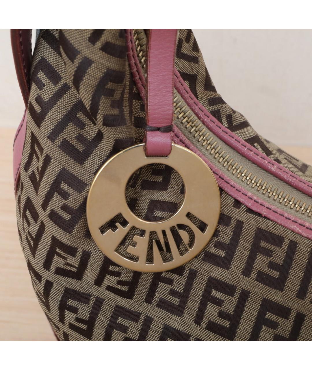 FENDI Коричневая сумка через плечо, фото 8