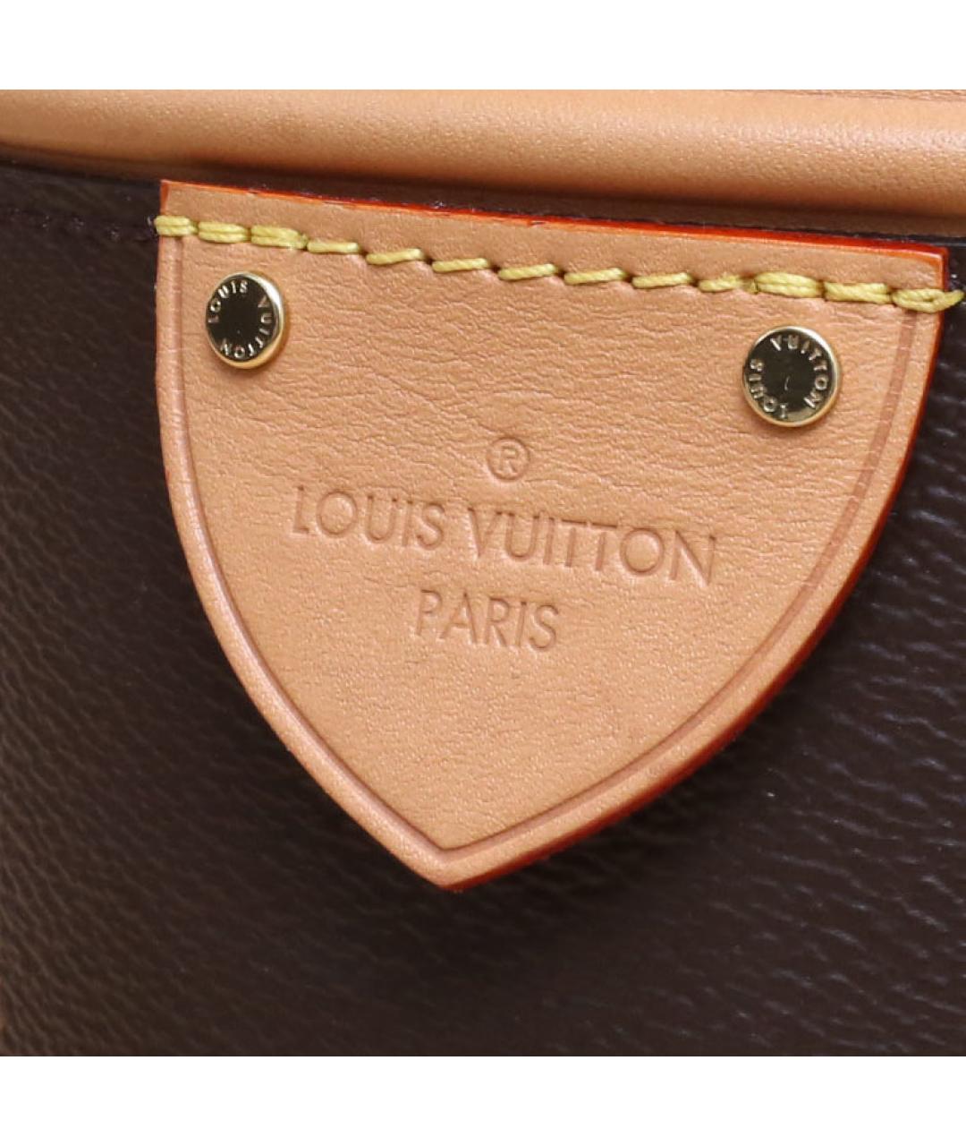 LOUIS VUITTON Коричневая сумка с короткими ручками, фото 8