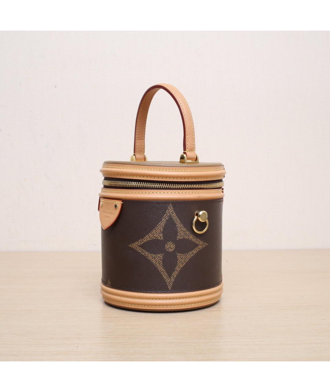 LOUIS VUITTON Коричневая сумка с короткими ручками, фото 4