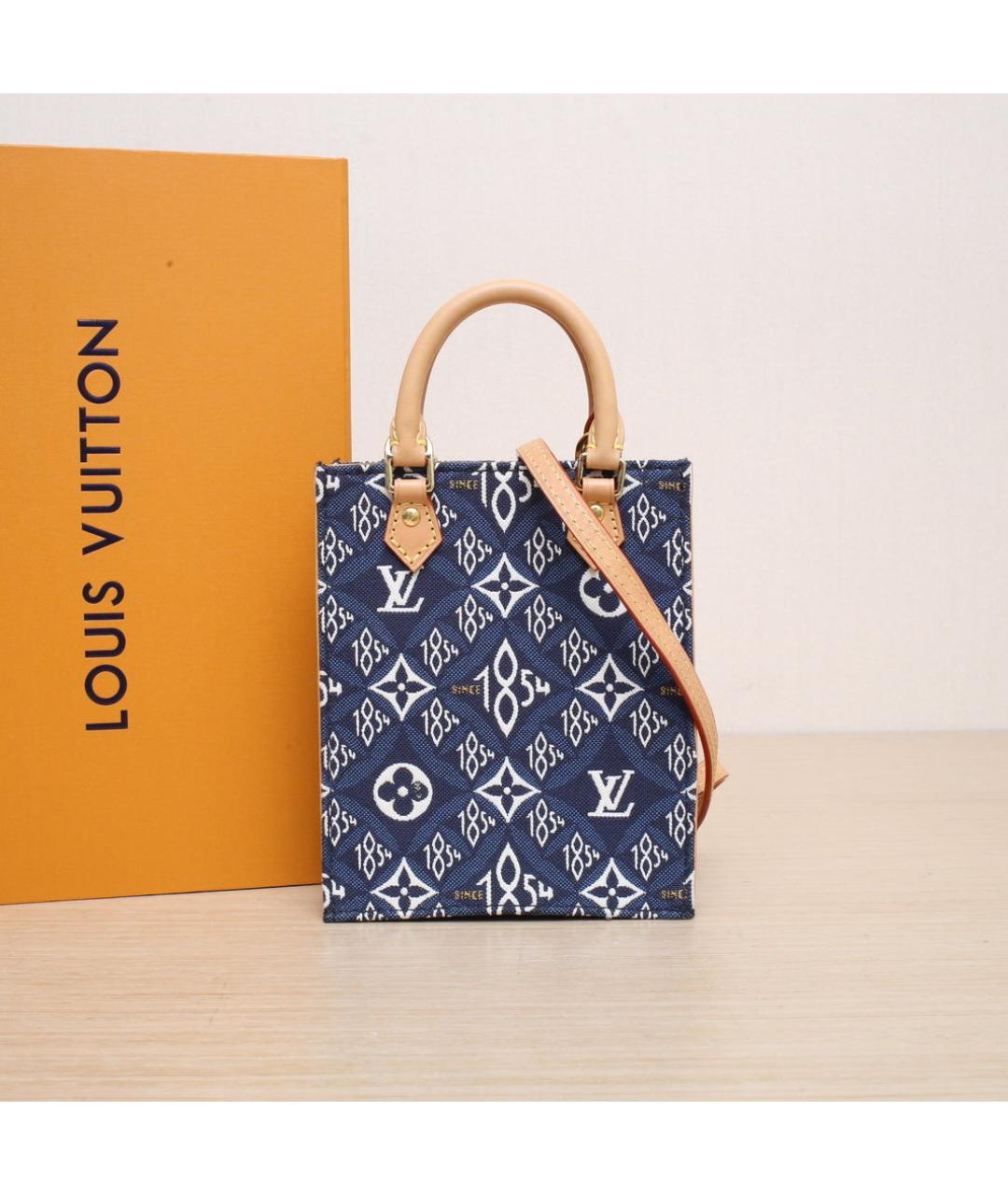 LOUIS VUITTON Темно-синяя сумка через плечо, фото 2