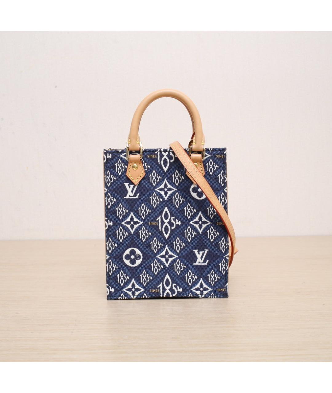 LOUIS VUITTON Темно-синяя сумка через плечо, фото 3