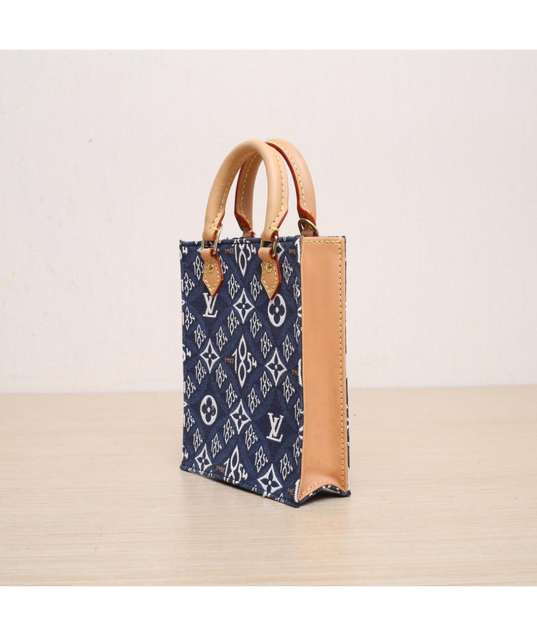 LOUIS VUITTON Темно-синяя сумка через плечо, фото 4