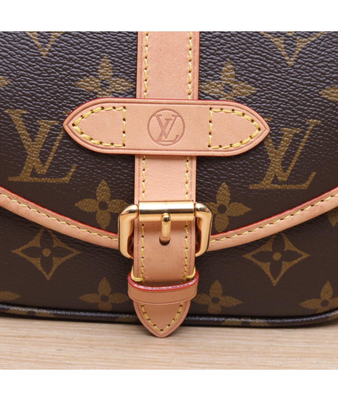 LOUIS VUITTON Коричневая сумка с короткими ручками, фото 8