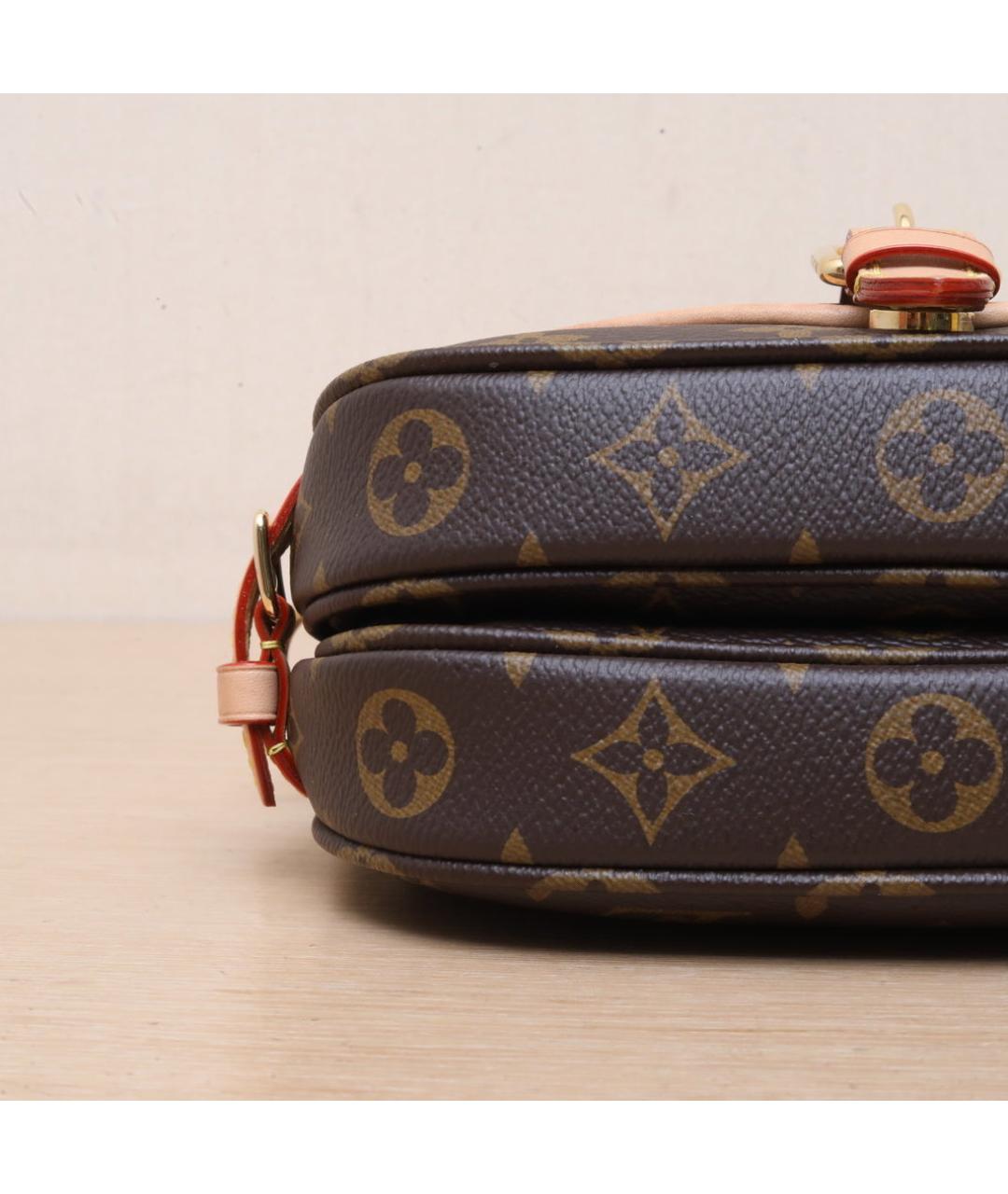 LOUIS VUITTON Коричневая сумка с короткими ручками, фото 9