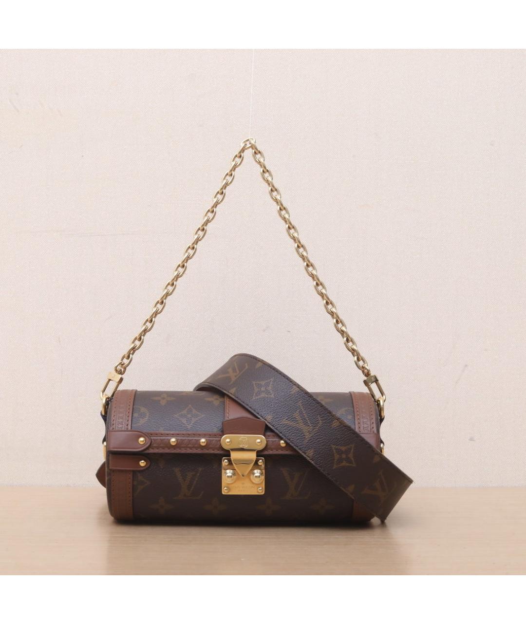 LOUIS VUITTON Коричневая сумка через плечо, фото 3