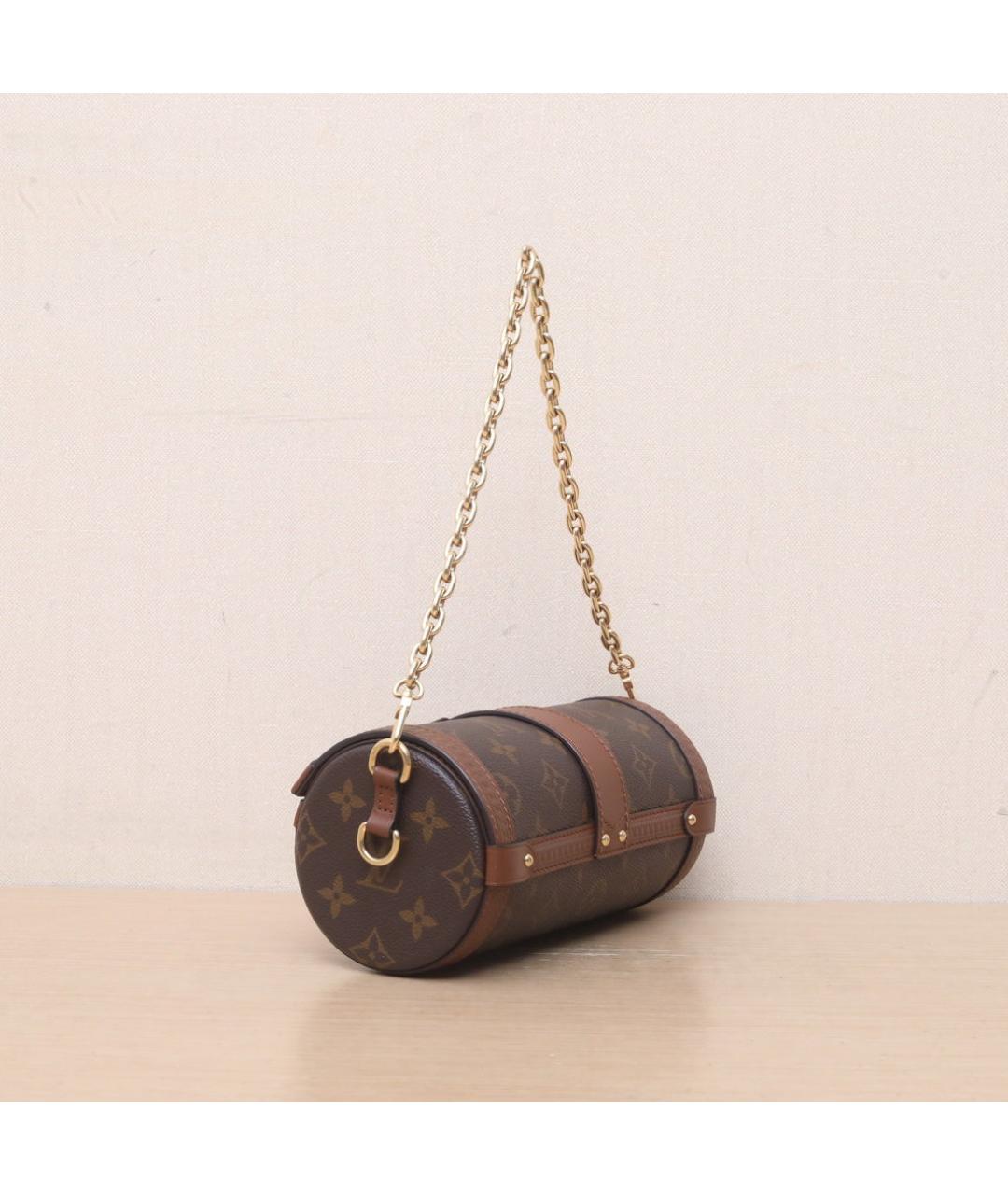 LOUIS VUITTON Коричневая сумка через плечо, фото 6