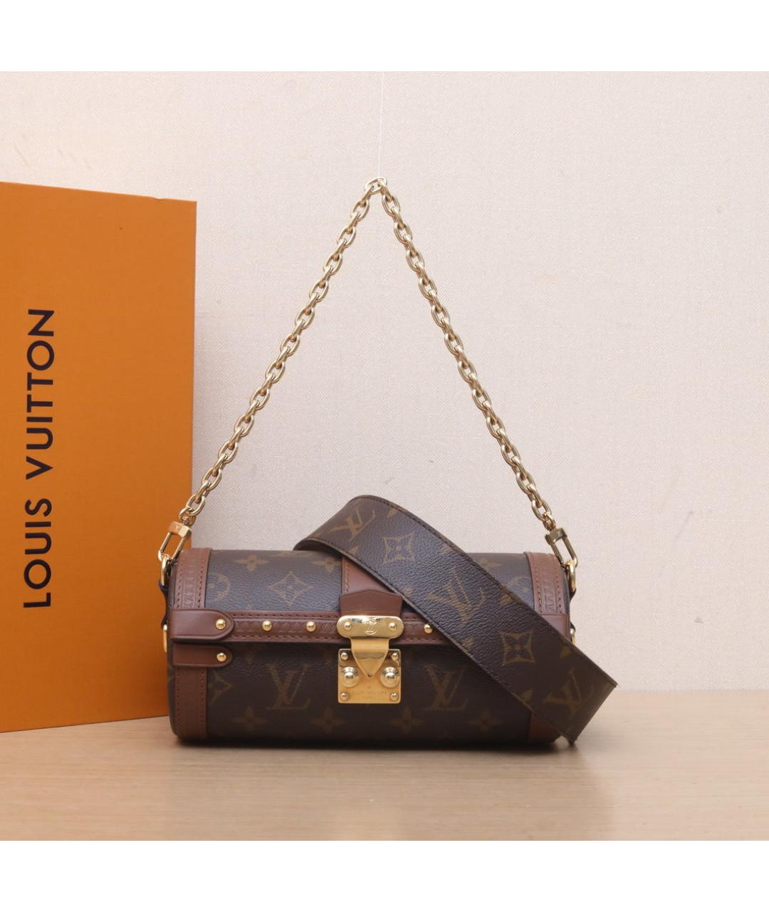 LOUIS VUITTON Коричневая сумка через плечо, фото 2