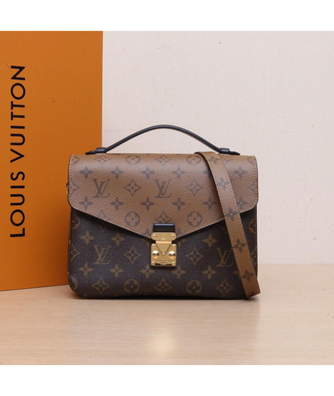LOUIS VUITTON Коричневая сумка через плечо, фото 2