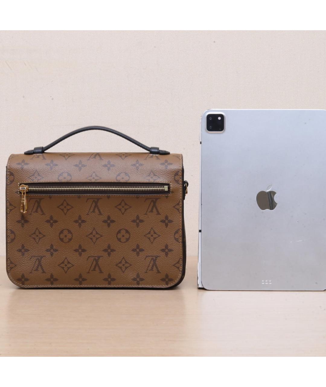 LOUIS VUITTON Коричневая сумка через плечо, фото 7