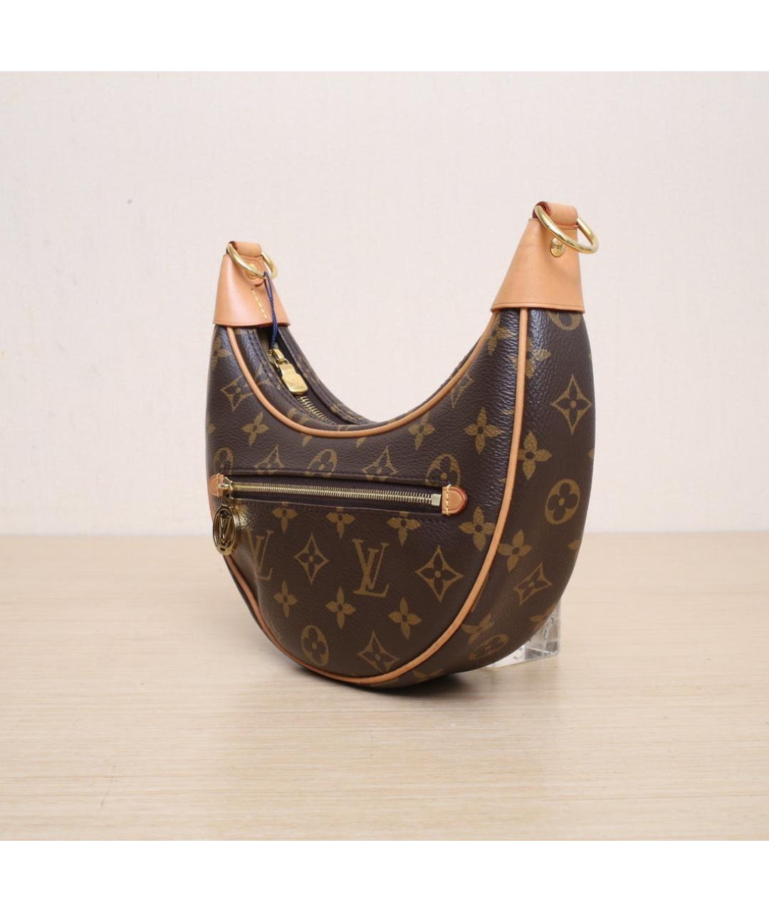 LOUIS VUITTON Коричневая сумка через плечо, фото 4