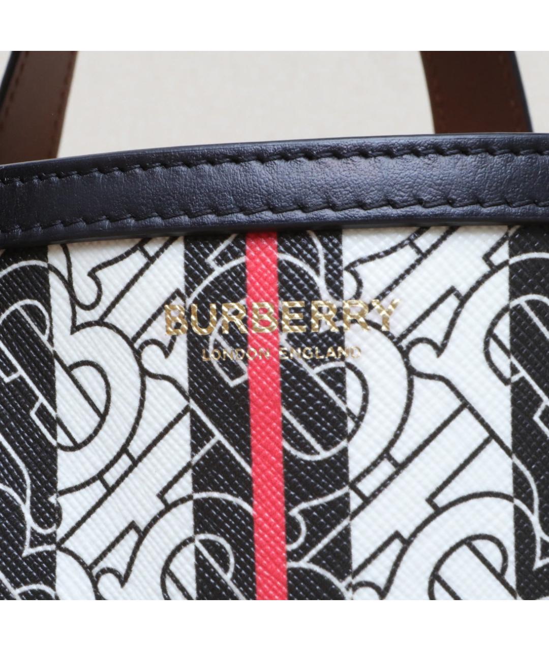 BURBERRY Мульти кожаная сумка тоут, фото 8