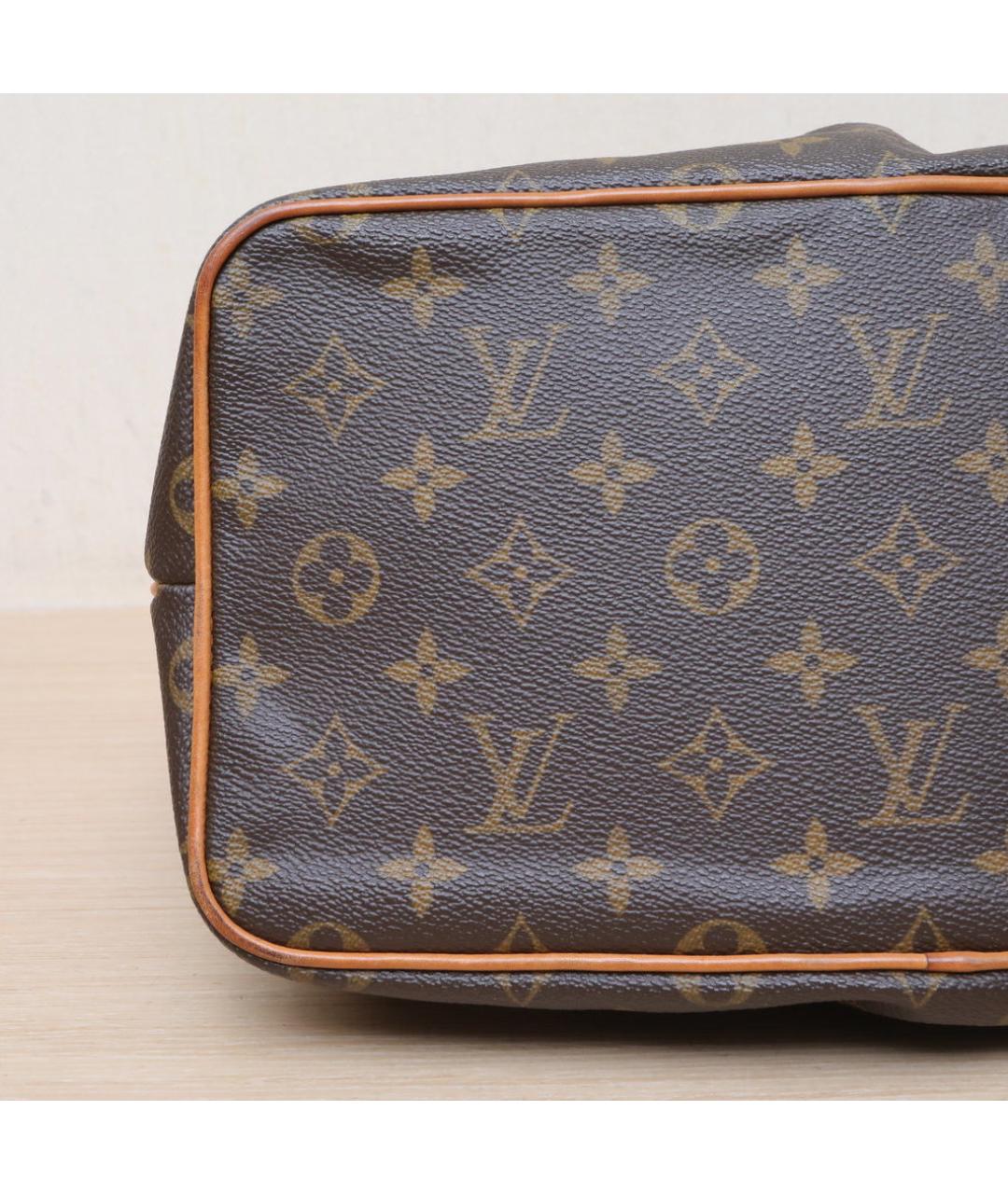 LOUIS VUITTON Коричневая кожаная сумка через плечо, фото 9