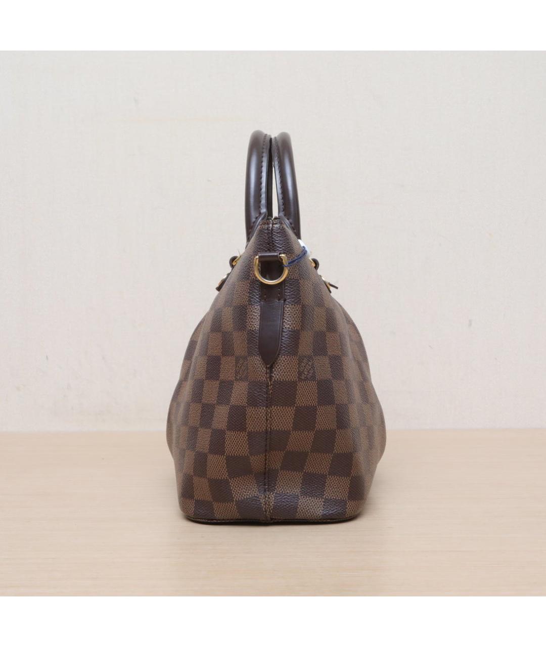 LOUIS VUITTON Коричневая кожаная сумка через плечо, фото 5
