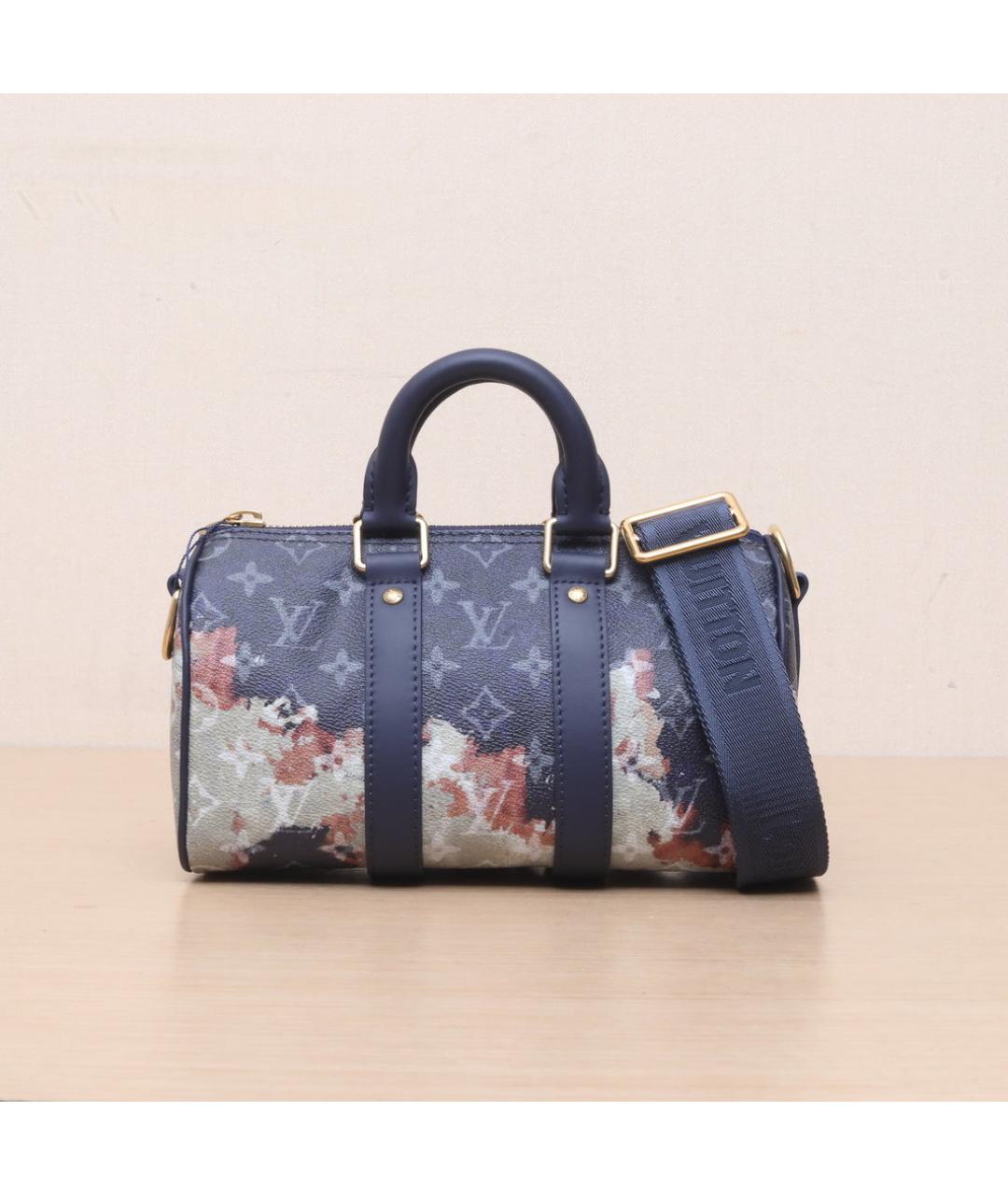 LOUIS VUITTON Темно-синяя сумка через плечо, фото 3