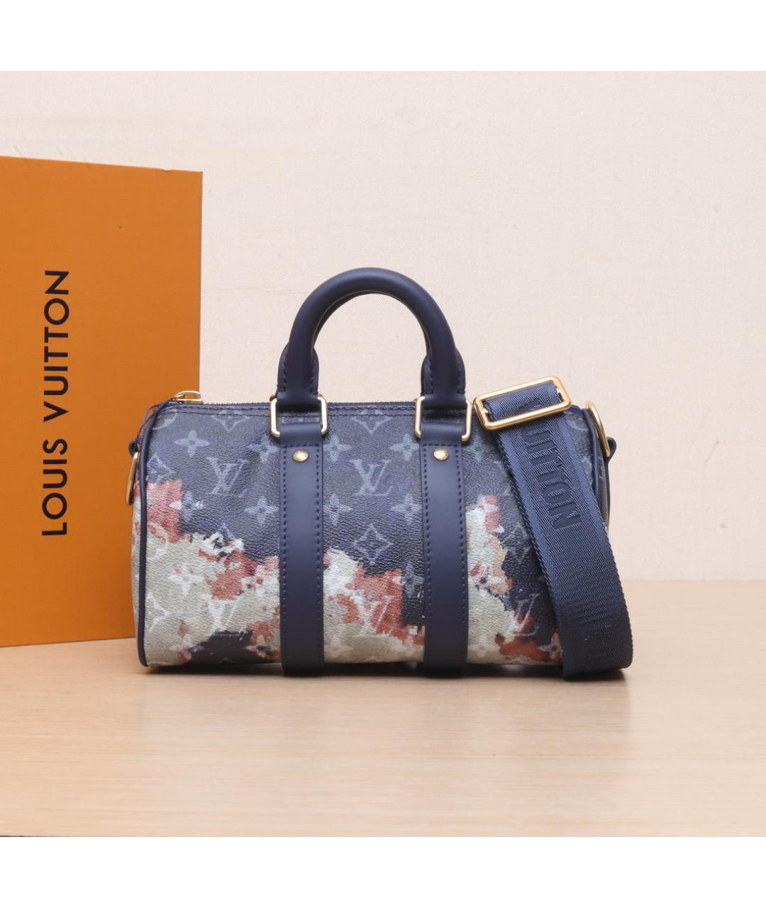 LOUIS VUITTON Темно-синяя сумка через плечо, фото 2