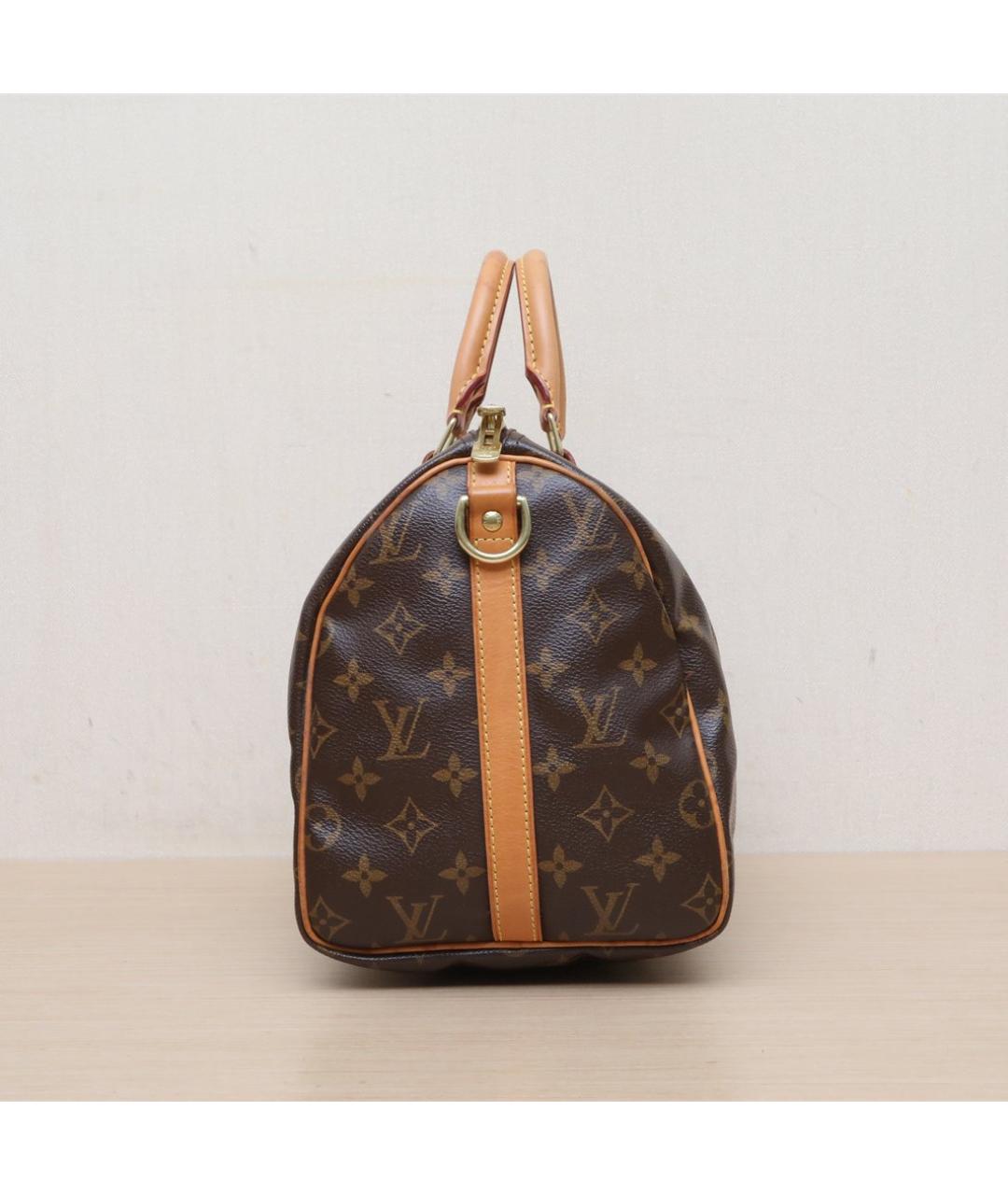 LOUIS VUITTON Коричневая сумка с короткими ручками, фото 5