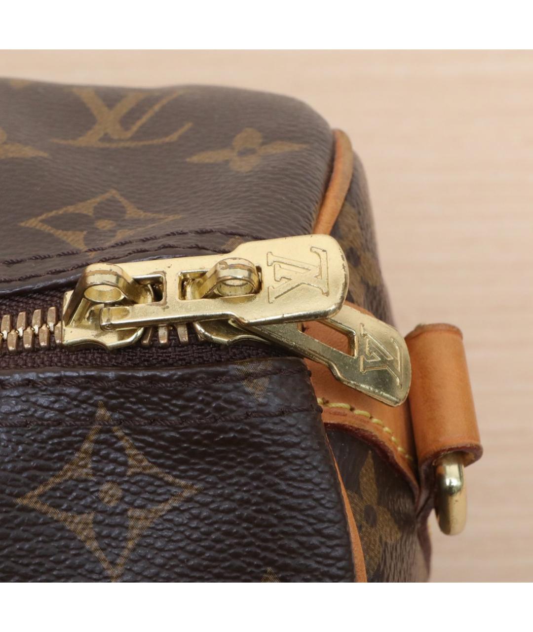 LOUIS VUITTON Коричневая сумка с короткими ручками, фото 8