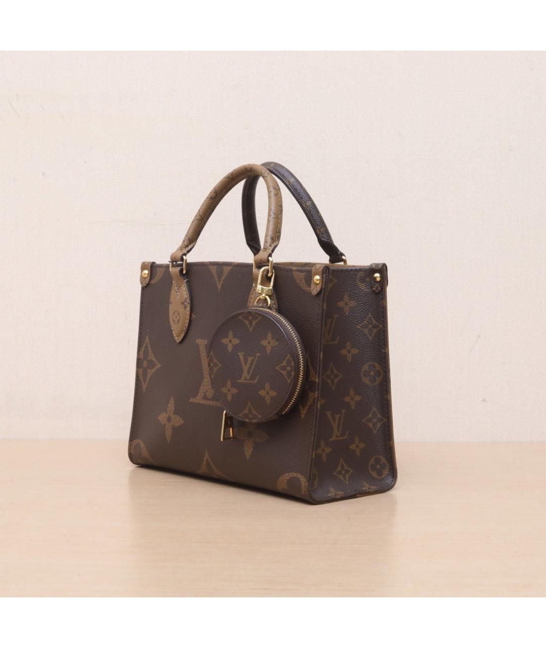 LOUIS VUITTON Коричневая сумка тоут, фото 4