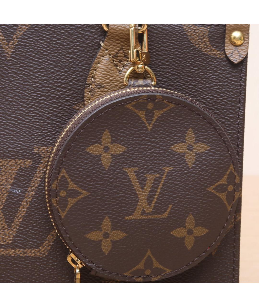 LOUIS VUITTON Коричневая сумка тоут, фото 8