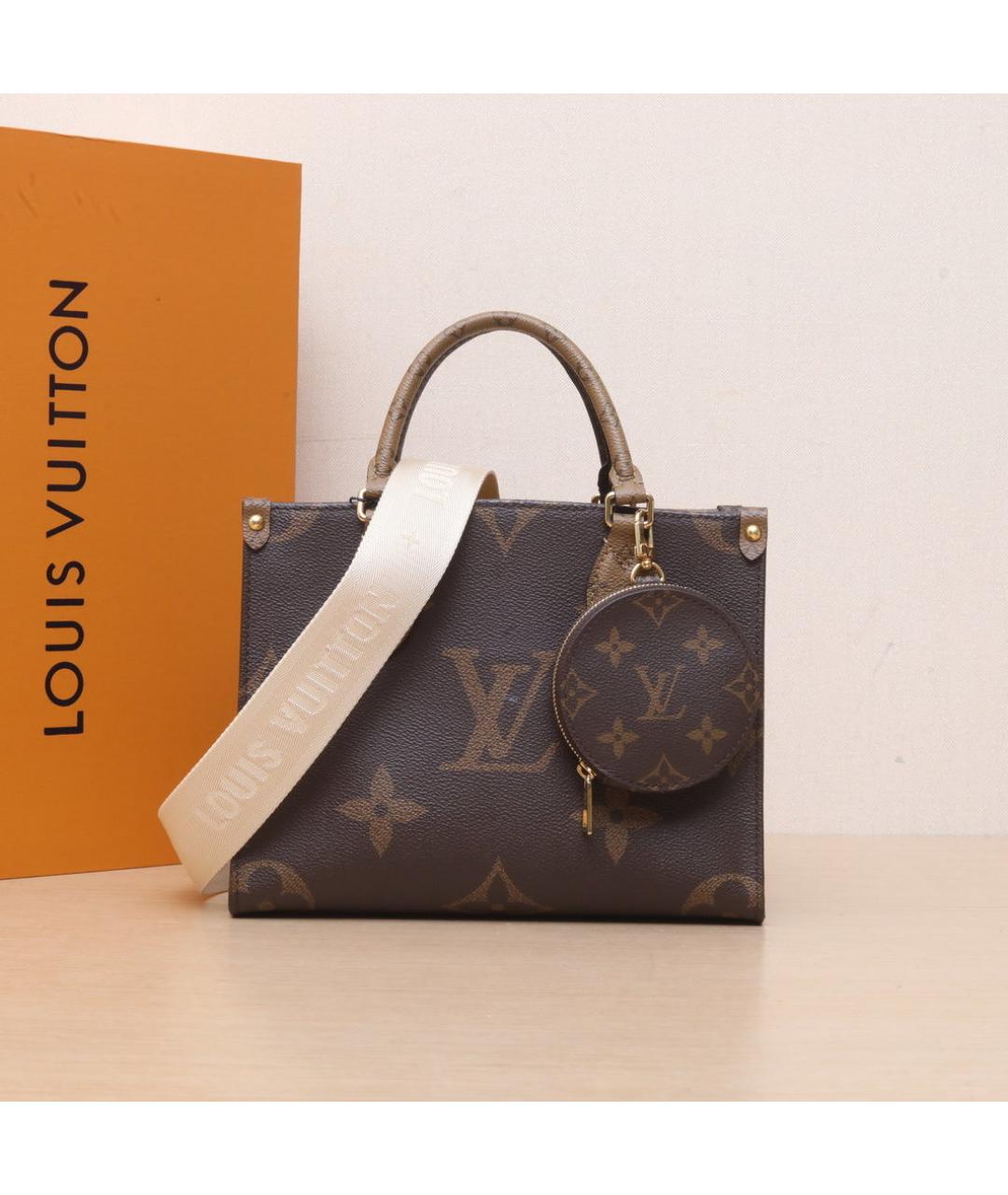 LOUIS VUITTON Коричневая сумка тоут, фото 2