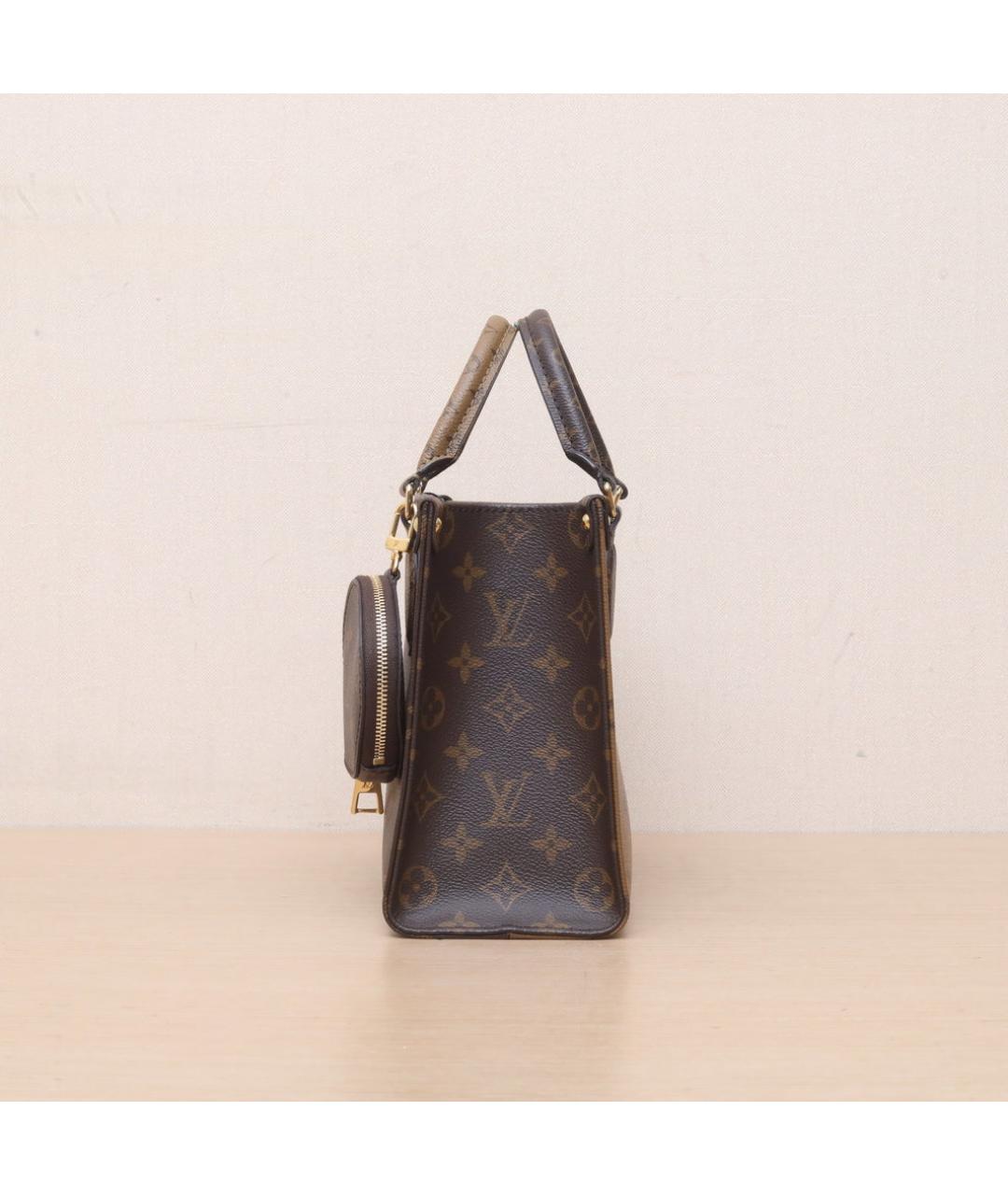 LOUIS VUITTON Коричневая сумка тоут, фото 5