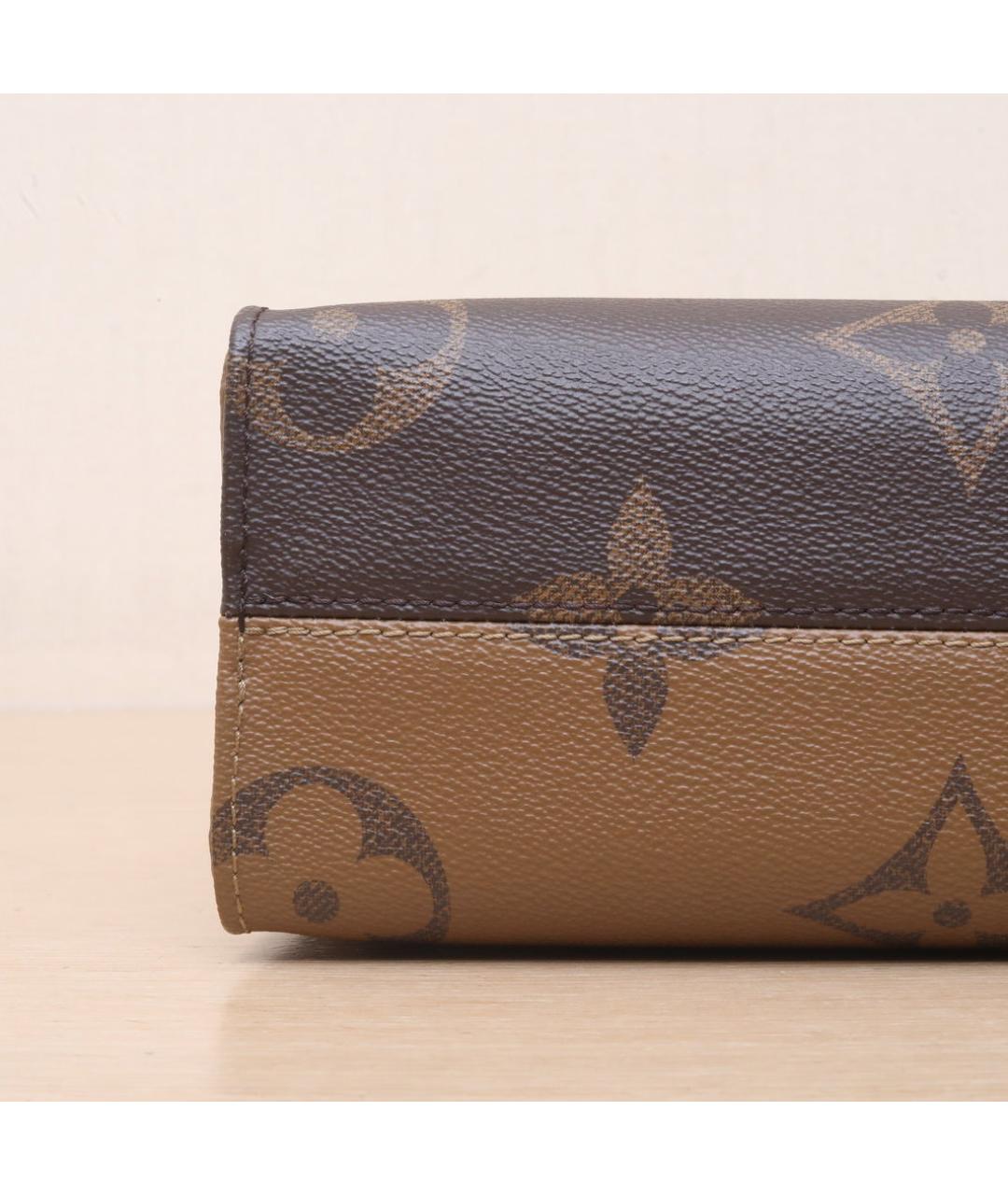 LOUIS VUITTON Коричневая сумка тоут, фото 9