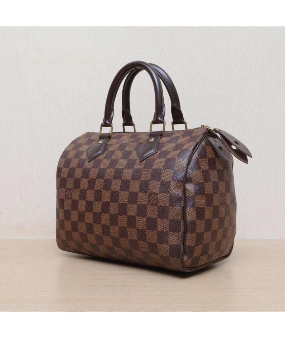 LOUIS VUITTON Коричневая сумка с короткими ручками, фото 4