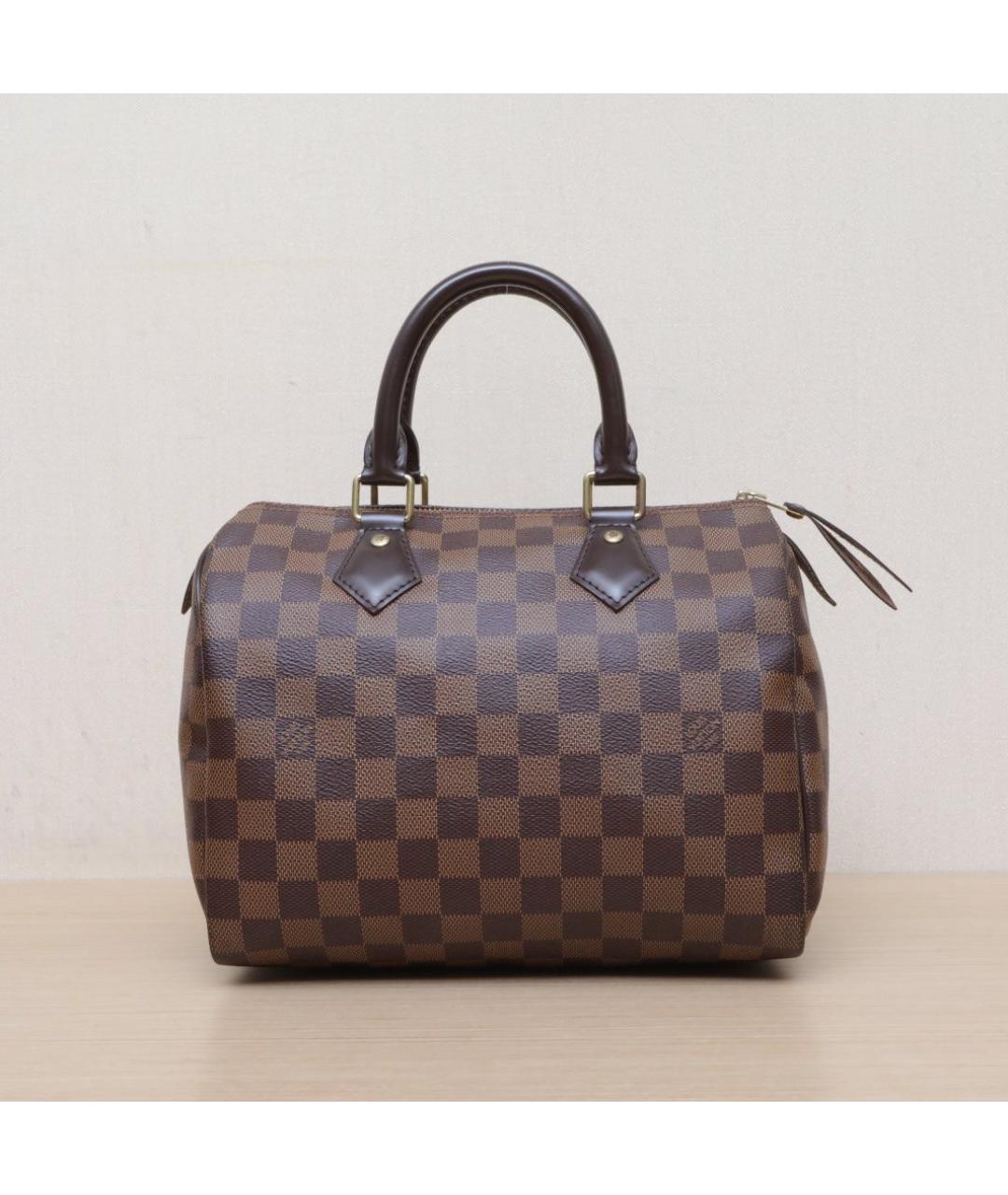 LOUIS VUITTON Коричневая сумка с короткими ручками, фото 3