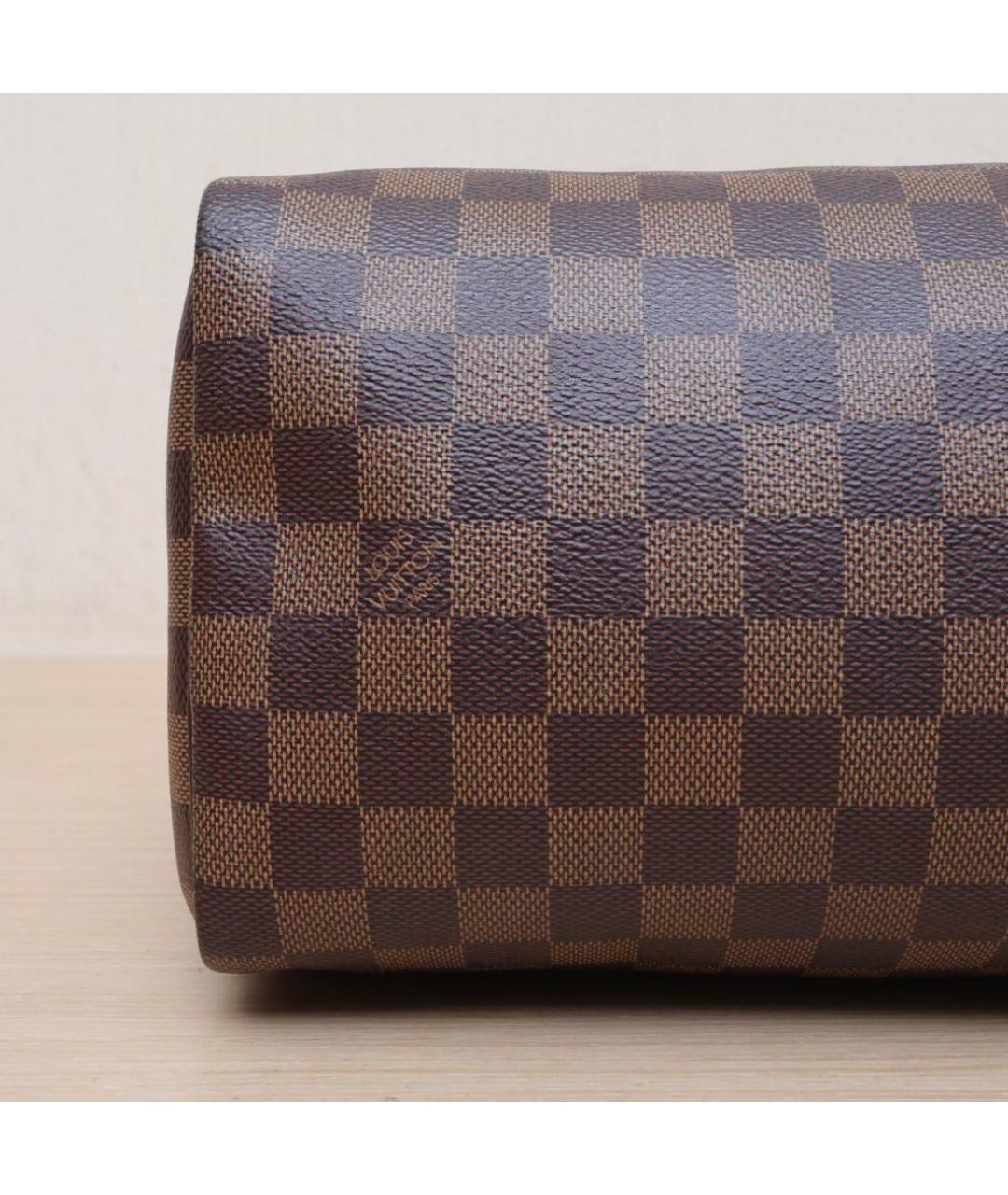 LOUIS VUITTON Коричневая сумка с короткими ручками, фото 9