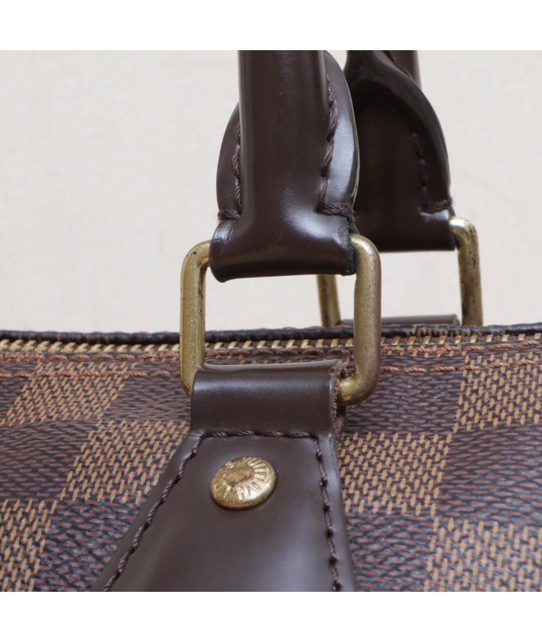 LOUIS VUITTON Коричневая сумка с короткими ручками, фото 8