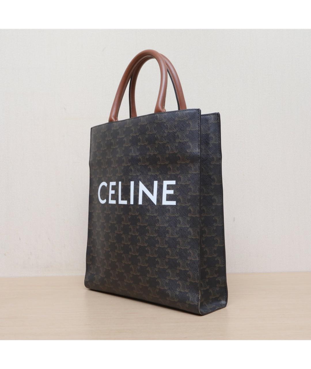 CELINE Коричневая сумка через плечо, фото 4