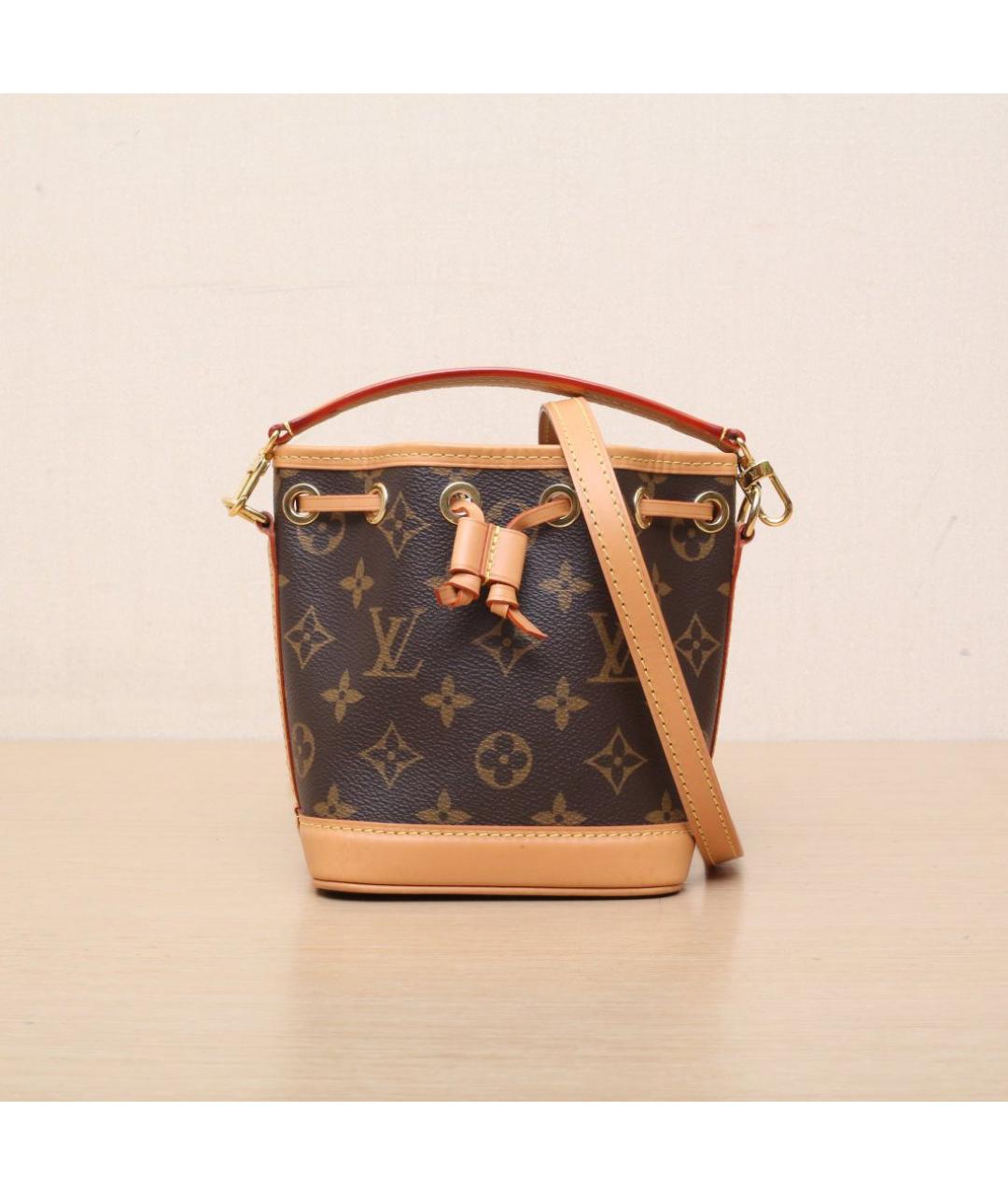 LOUIS VUITTON Коричневая сумка через плечо, фото 3