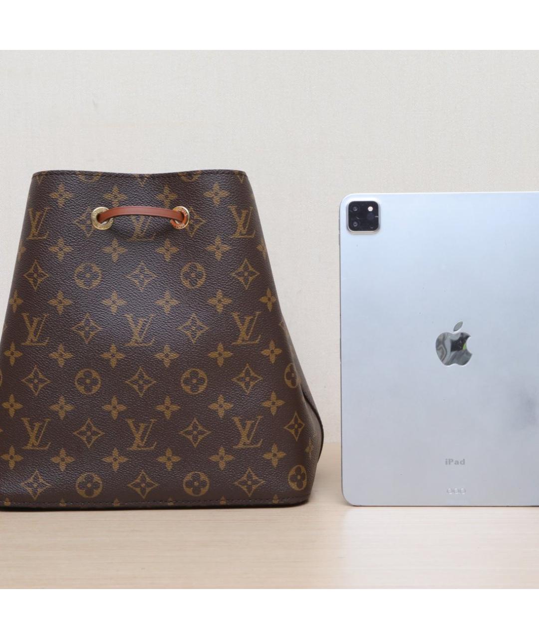 LOUIS VUITTON Коричневая сумка через плечо, фото 7