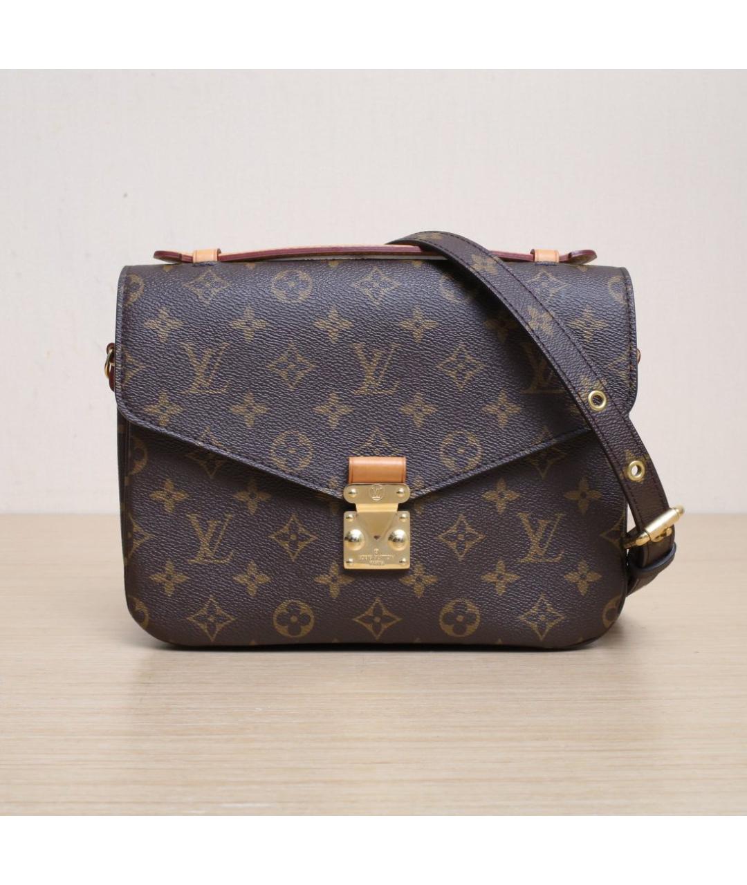 LOUIS VUITTON Коричневая сумка через плечо, фото 3