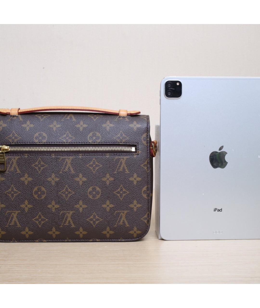 LOUIS VUITTON Коричневая сумка через плечо, фото 7