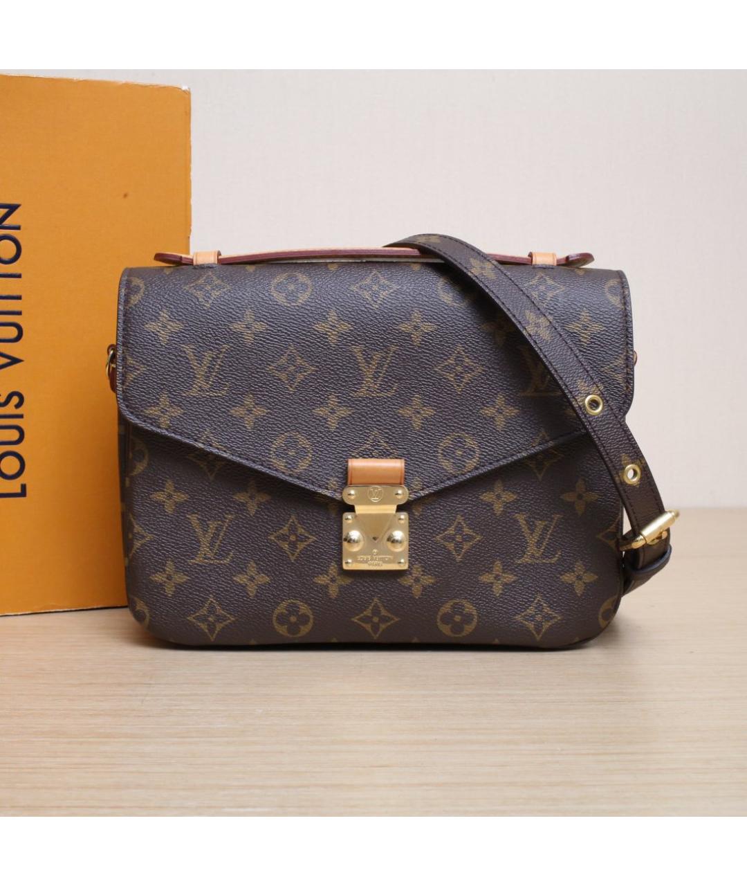 LOUIS VUITTON Коричневая сумка через плечо, фото 2