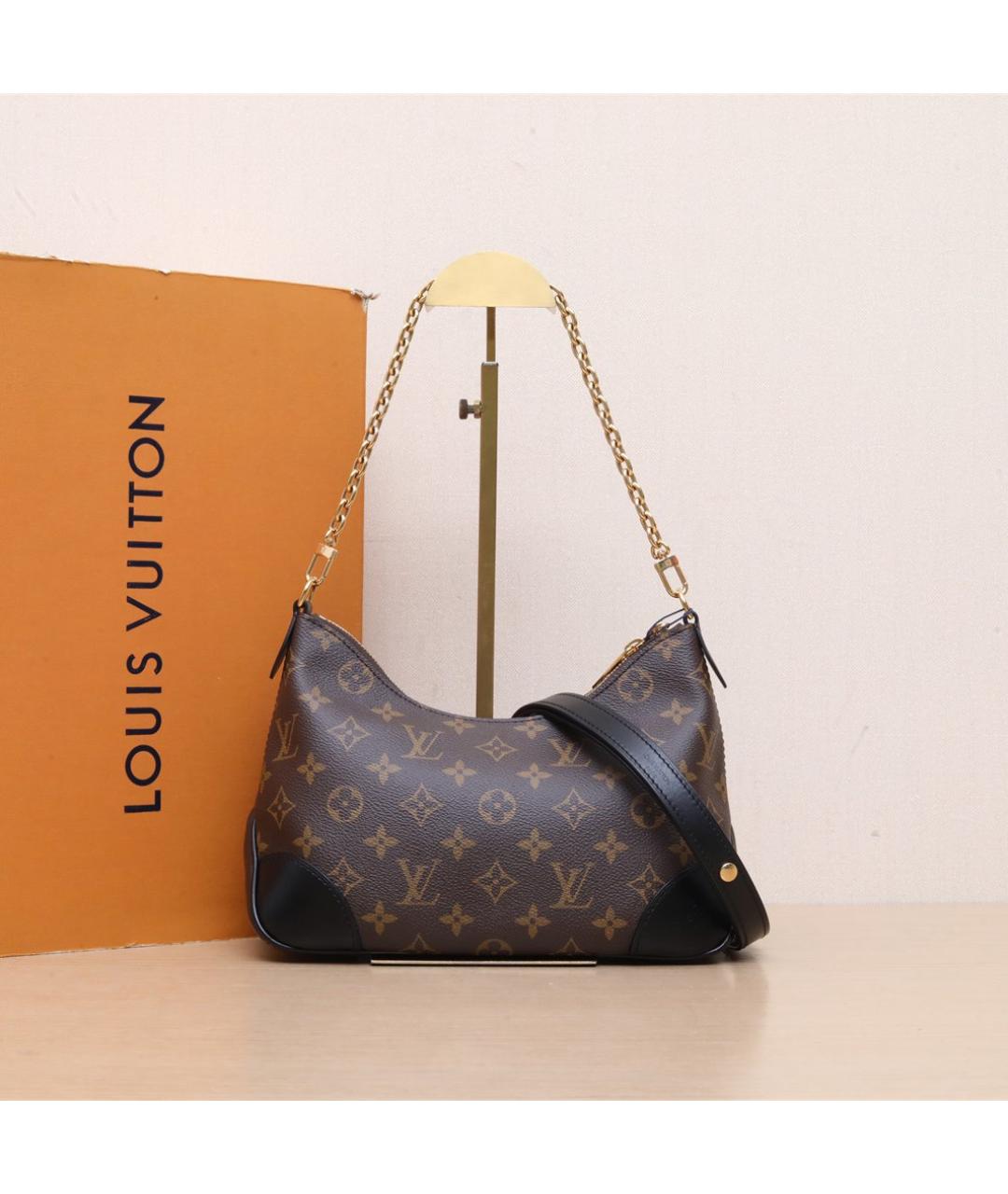 LOUIS VUITTON Коричневая сумка через плечо, фото 2