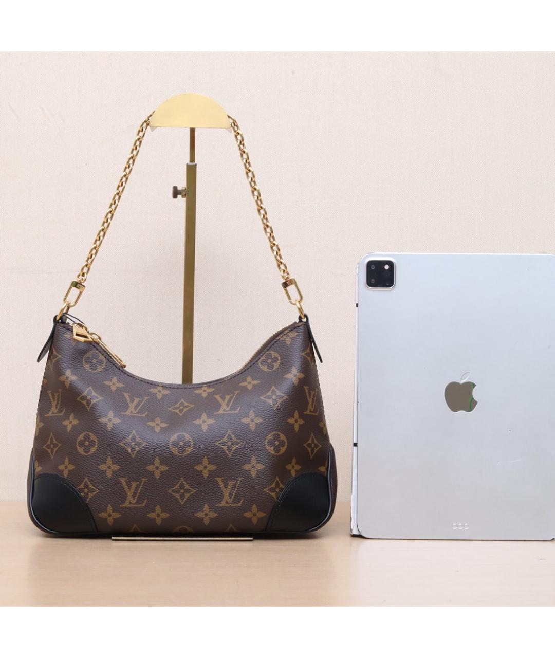 LOUIS VUITTON Коричневая сумка через плечо, фото 7