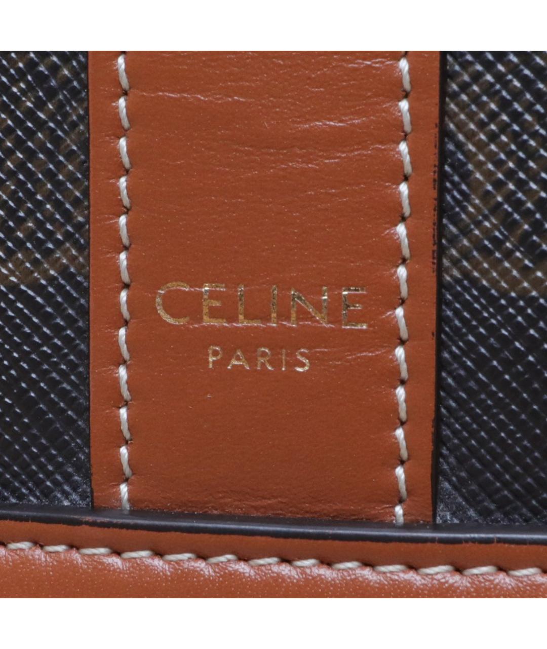 CELINE Коричневая сумка через плечо, фото 8
