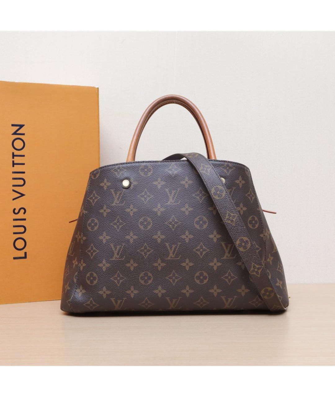 LOUIS VUITTON Коричневая сумка через плечо, фото 2