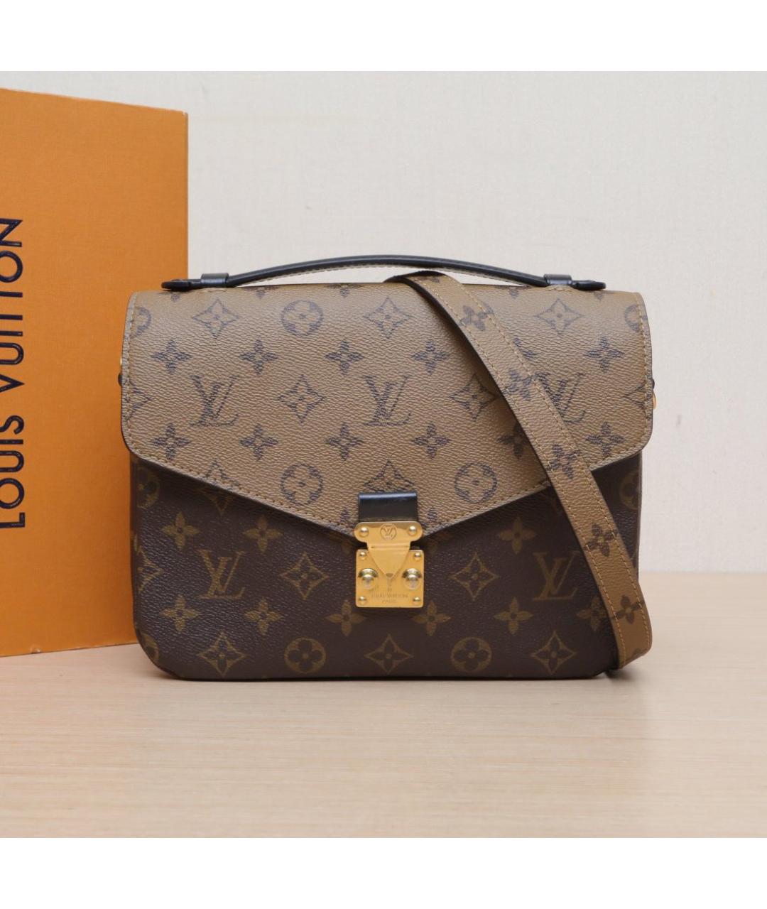 LOUIS VUITTON Коричневая сумка через плечо, фото 2