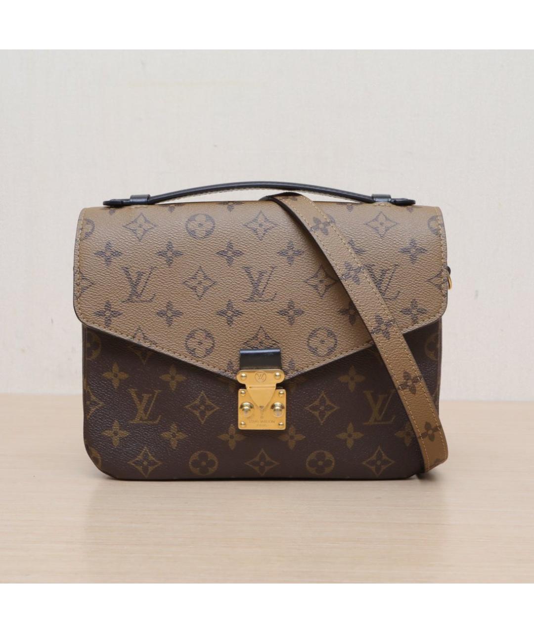 LOUIS VUITTON Коричневая сумка через плечо, фото 3