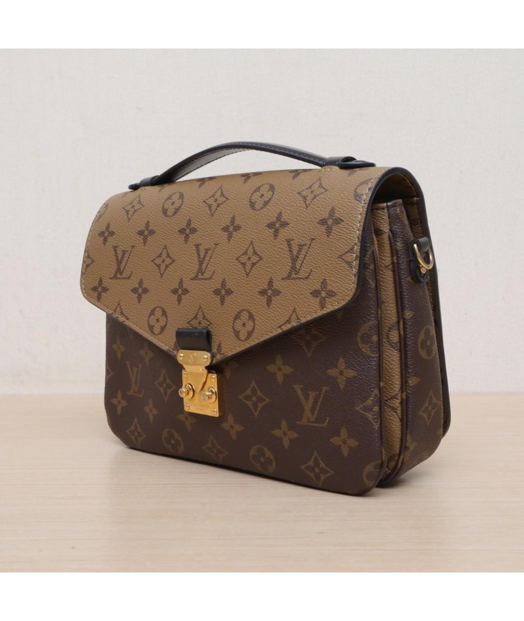 LOUIS VUITTON Коричневая сумка через плечо, фото 4
