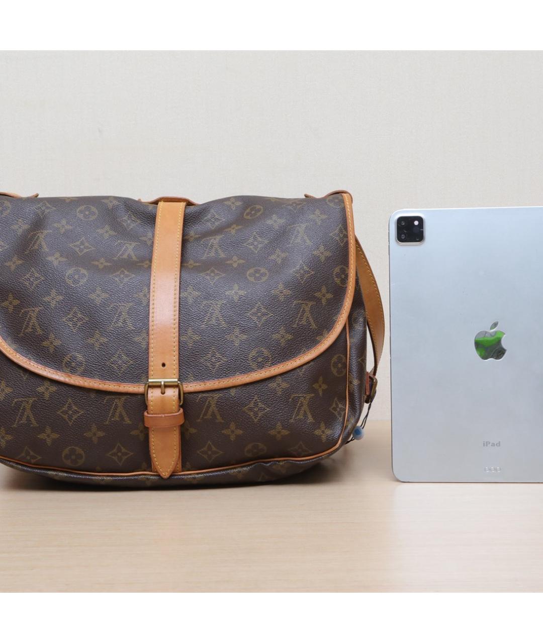 LOUIS VUITTON Коричневая сумка через плечо, фото 7