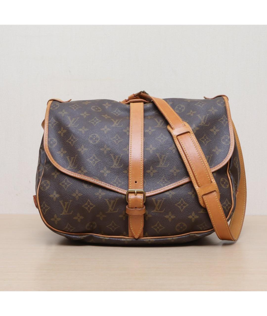 LOUIS VUITTON Коричневая сумка через плечо, фото 3