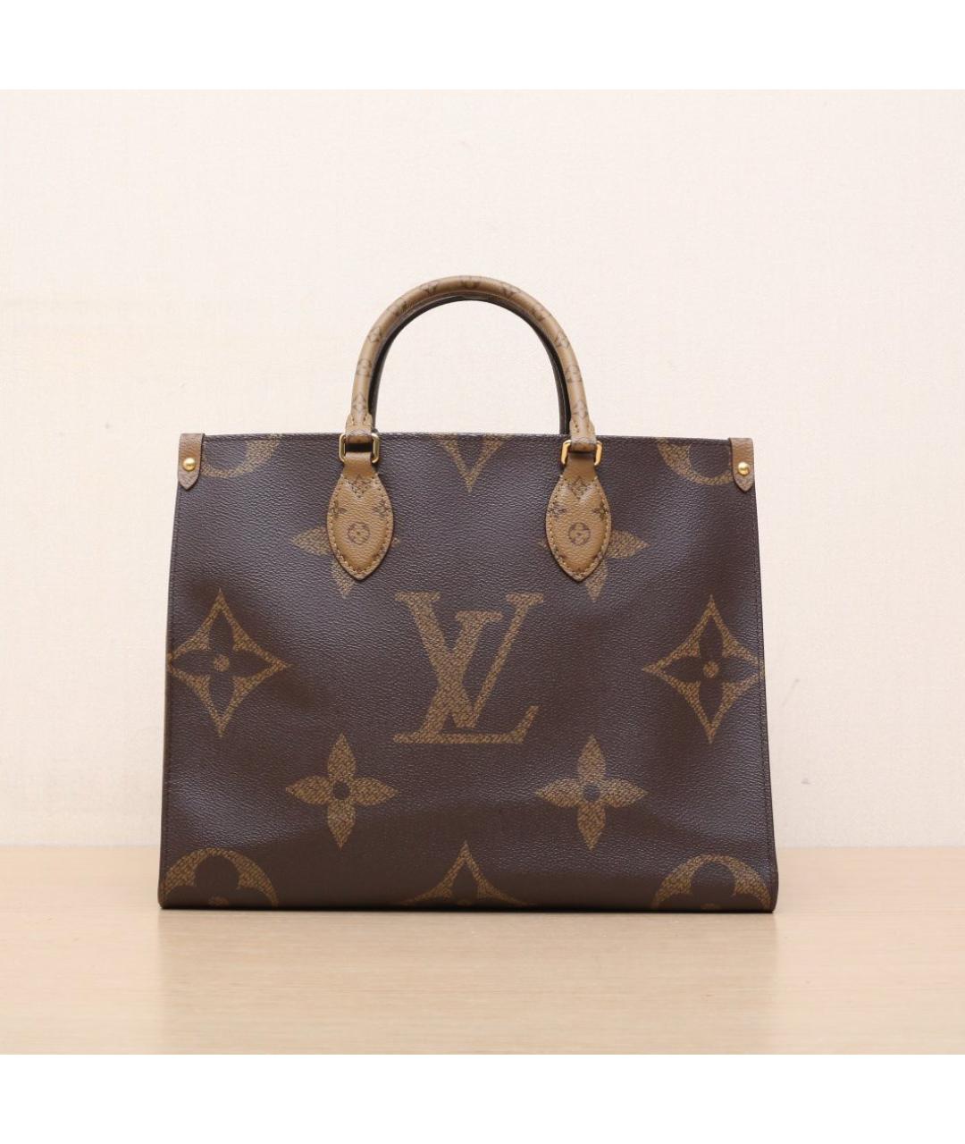 LOUIS VUITTON Коричневая сумка тоут, фото 3