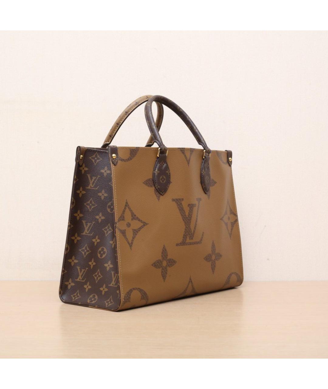 LOUIS VUITTON Коричневая сумка тоут, фото 6