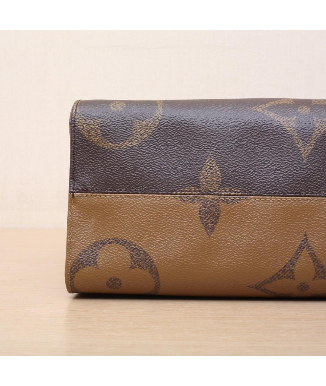 LOUIS VUITTON Коричневая сумка тоут, фото 9