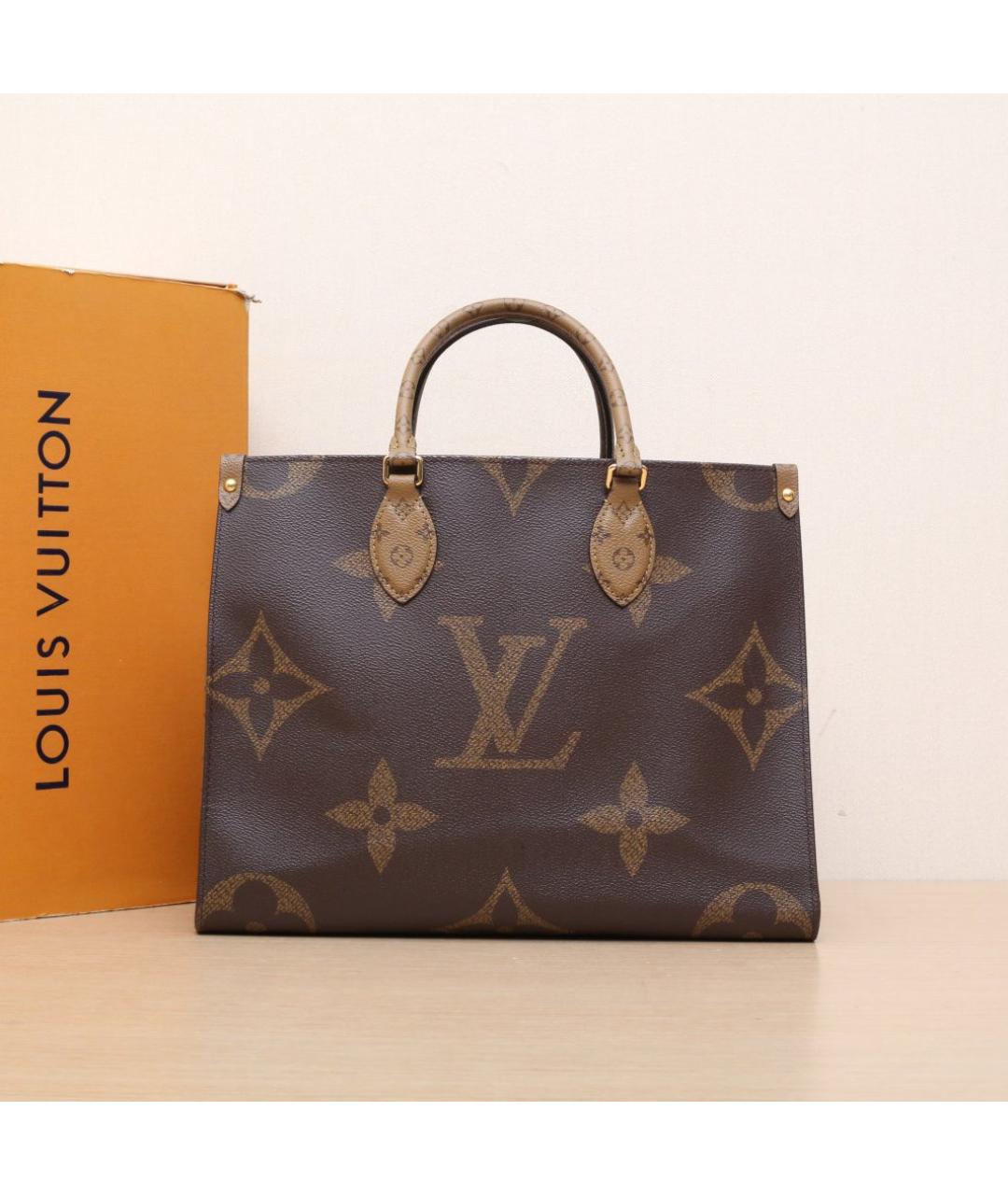 LOUIS VUITTON Коричневая сумка тоут, фото 2
