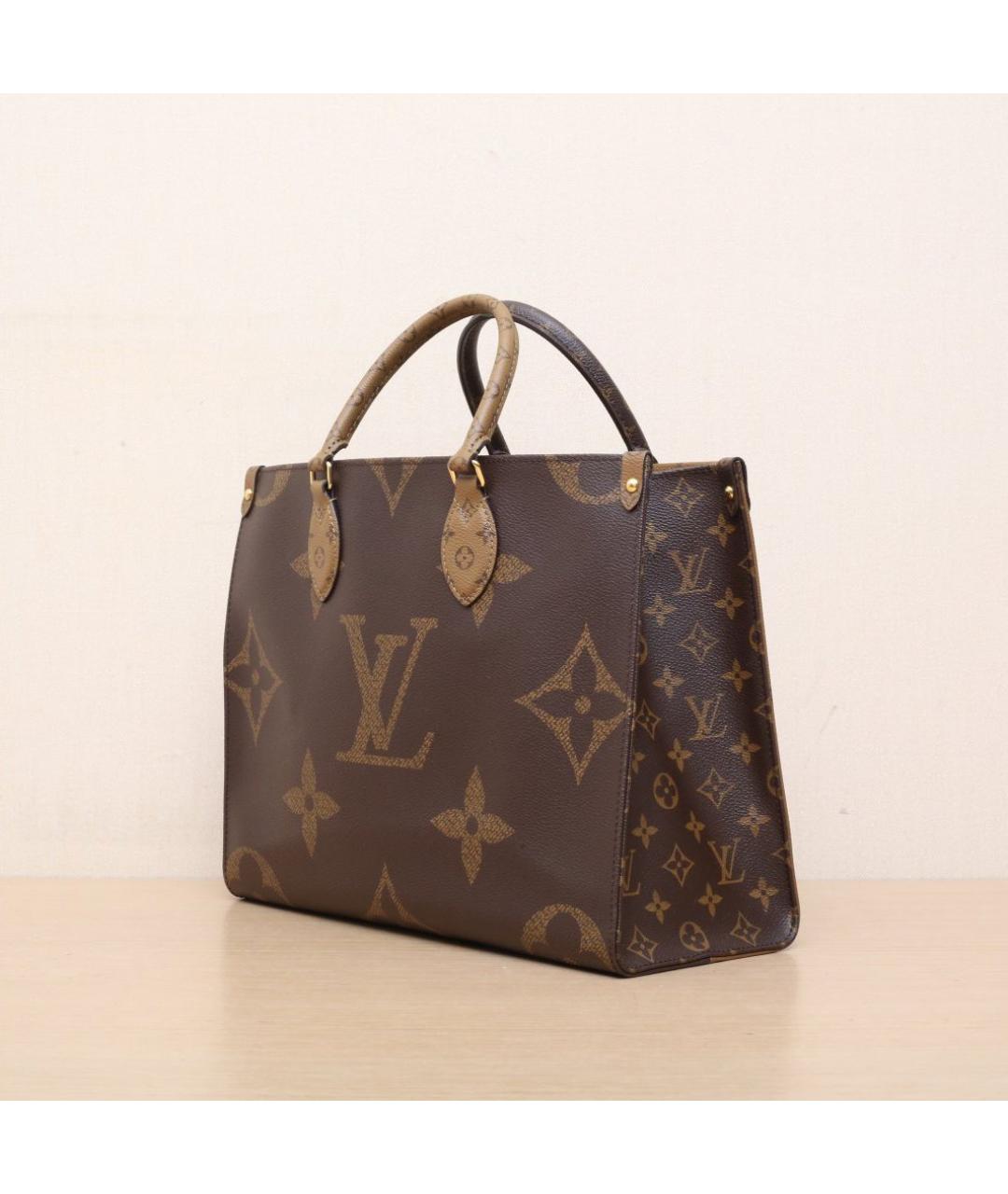 LOUIS VUITTON Коричневая сумка тоут, фото 4
